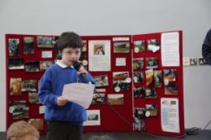 P5 pupil Oisin Smith speaks about his trip to Kenya...