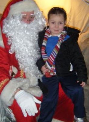 P1 & P2 visit Santa